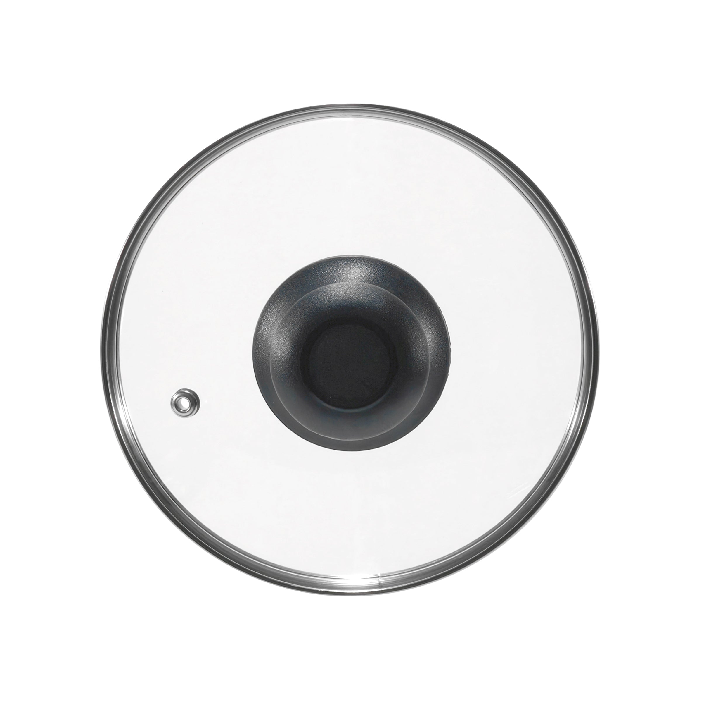 GUSTO CASA - Coperchio in Vetro Temperato con Valvola di Sfiato diametro 18 cm